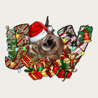 Christmas Joy Highland Cow Zipper Hoodie | Teevron