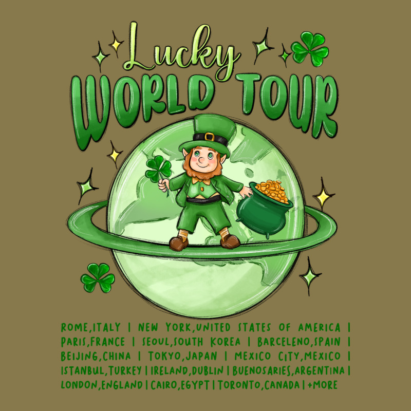 Lucky World Tour St. Patrick's Day Premium Hoodie by MaliasSmallBusiness | Teevron