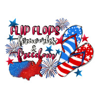 Flip flops fireworks & freedom 4th of july | Teevron