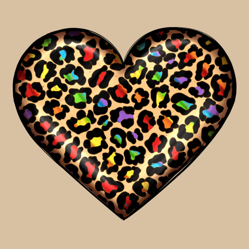Pride Leopard Heart Heavyweight Hoodie by JahusDesignShop | Teevron