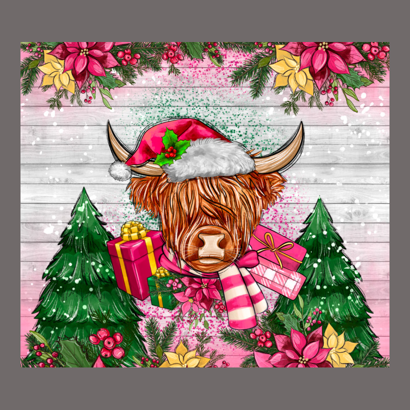 Pink Christmas Cow Urban Hoodie by MaliasSmallBusiness | Teevron