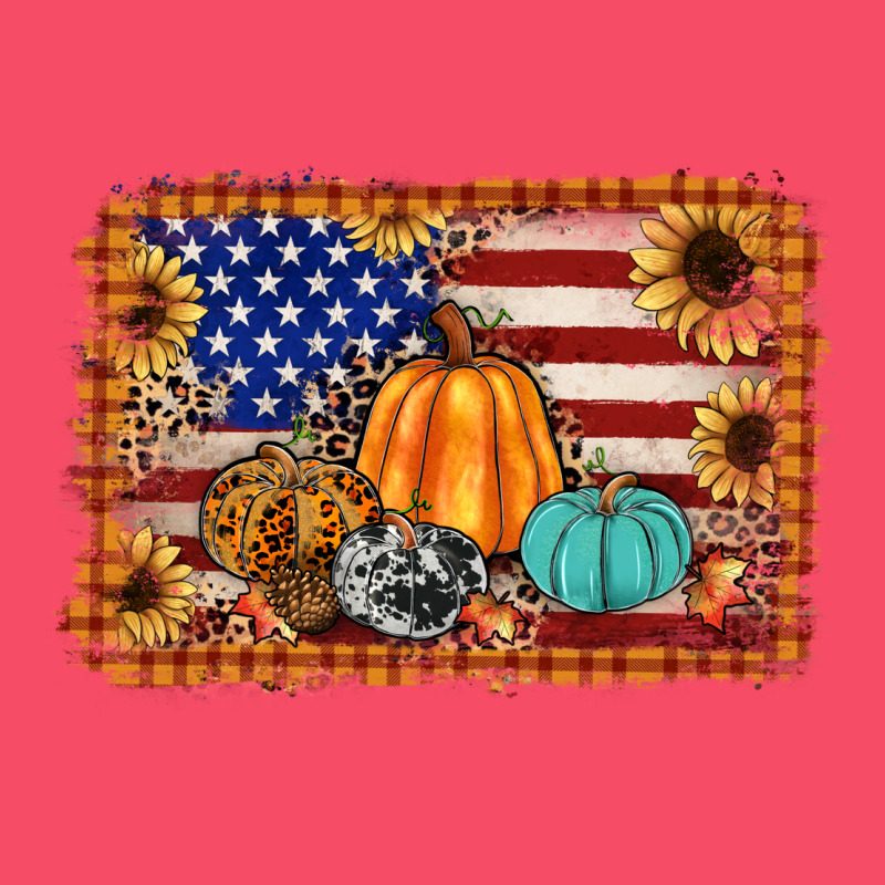 American Flag Fall Backgraund Premium Sweatshirt by JahusDesignShop | Teevron