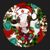Christmas Cow Gemstone Heavyweight Hoodie | Teevron