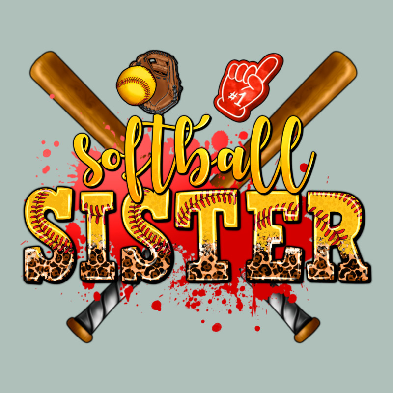 Softball Sister Heavyweight Hoodie by AdoDesignShop | Teevron