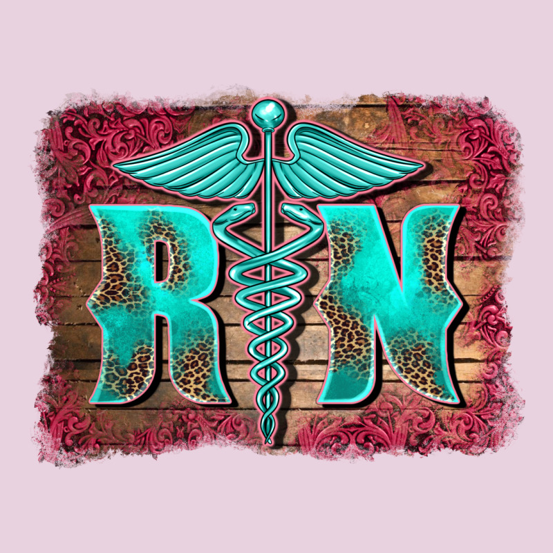 Registered Medical Symbol Nurse Background Ladies Tee by BarkalooDesign | Teevron