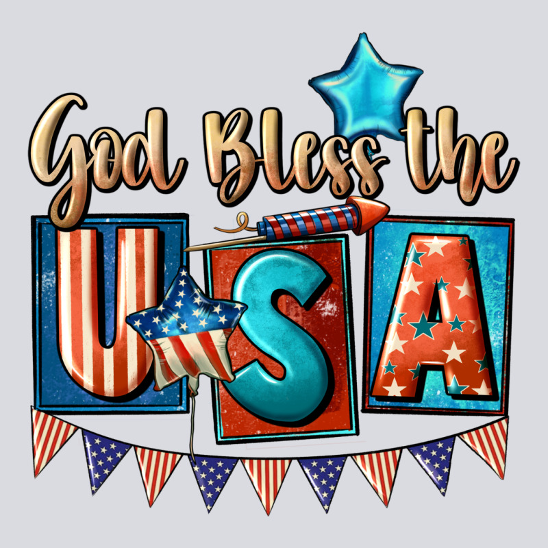 God Bless The Usa 4th Of July Zipper Hoodie by CowGirlArtShop | Teevron