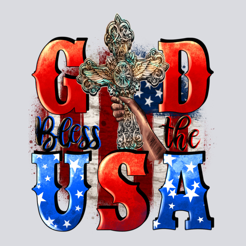 God Bless The Usa  4th Of July Zipper Hoodie by CowGirlArtShop | Teevron