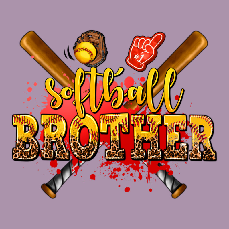 Softball Brother Heavyweight Hoodie by AdoDesignShop | Teevron