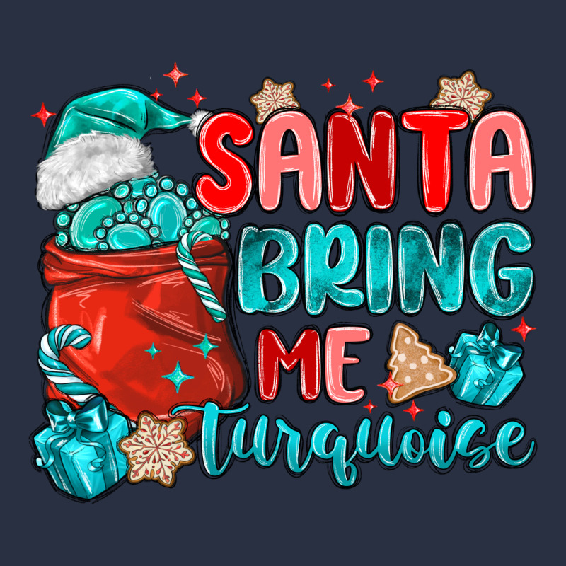 Santa Bring Me Turquoise Urban Hoodie by MaliasSmallBusiness | Teevron