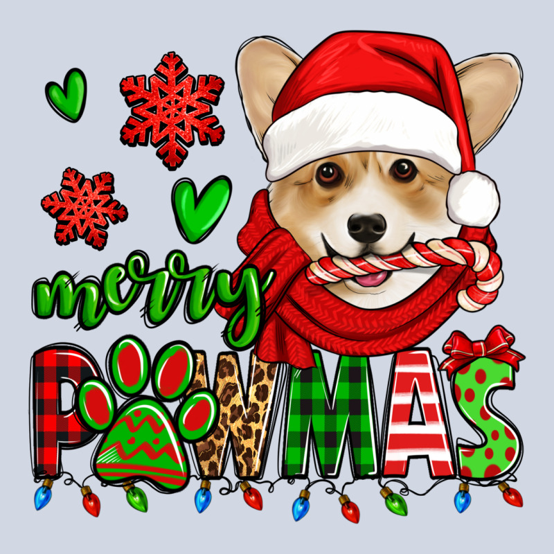 Merry Pawmas Christmas Corgi Premium Sweatshirt by Jasminsmagicworld | Teevron