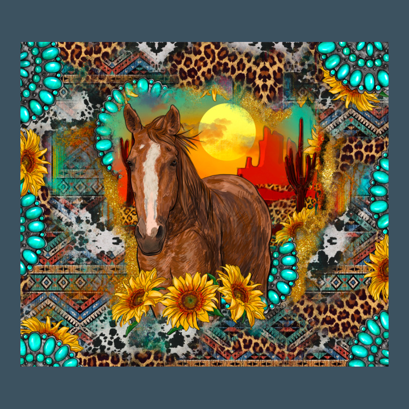 Western Horse And Desert Tumbler Urban Heavy Tee by RanaPortraitStore | Teevron