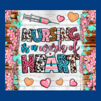 Nursing Is A Work Of Heart Tumbler Premium Sweatshirt | Teevron