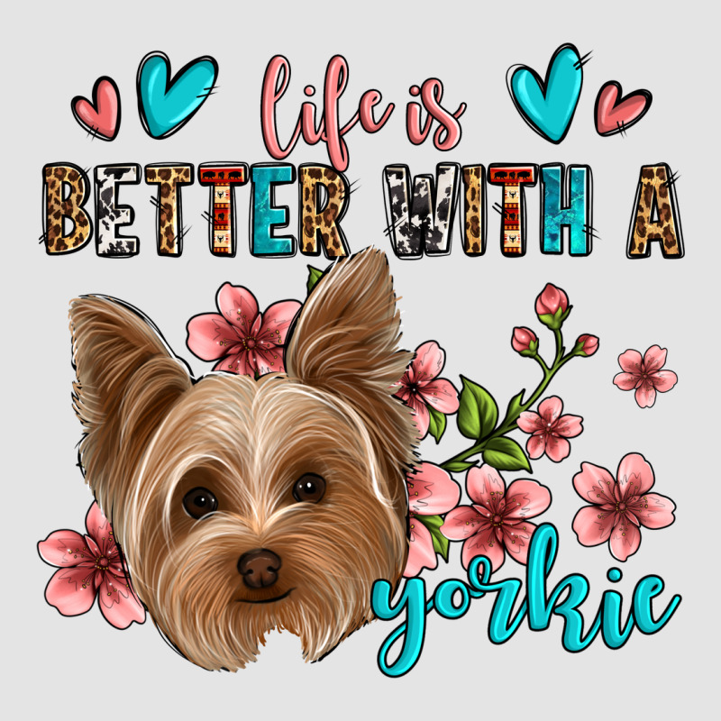 Life Is Better With A Yorkie Premium Sweatshirt by Jasminsmagicworld | Teevron
