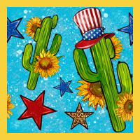 4th Of July Cacti Seamless Pattern Premium Sweatshirt | Teevron
