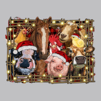 Christmas Farm Animals Classic Tee | Teevron