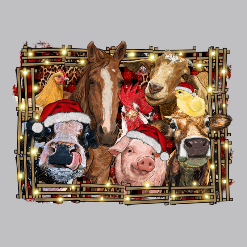 Christmas Farm Animals Classic Tee by RanaPortraitStore | Teevron