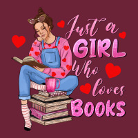 Just A Girl Who Loves Books Long Sleeve Tee | Teevron