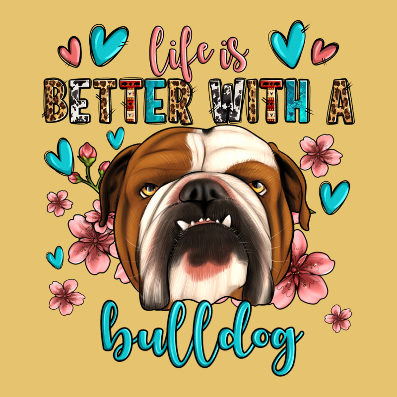Life Is Better With A Bulldog Premium Sweatshirt by Jasminsmagicworld | Teevron