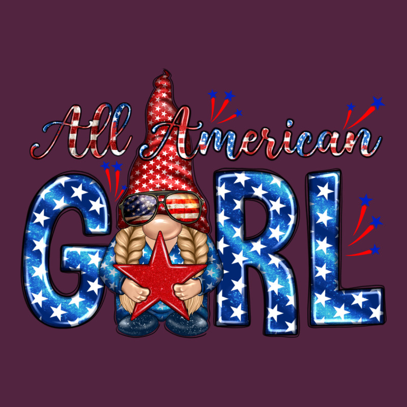 All American Girl With Gnome Urban Hoodie by NancyCooperArtShop | Teevron