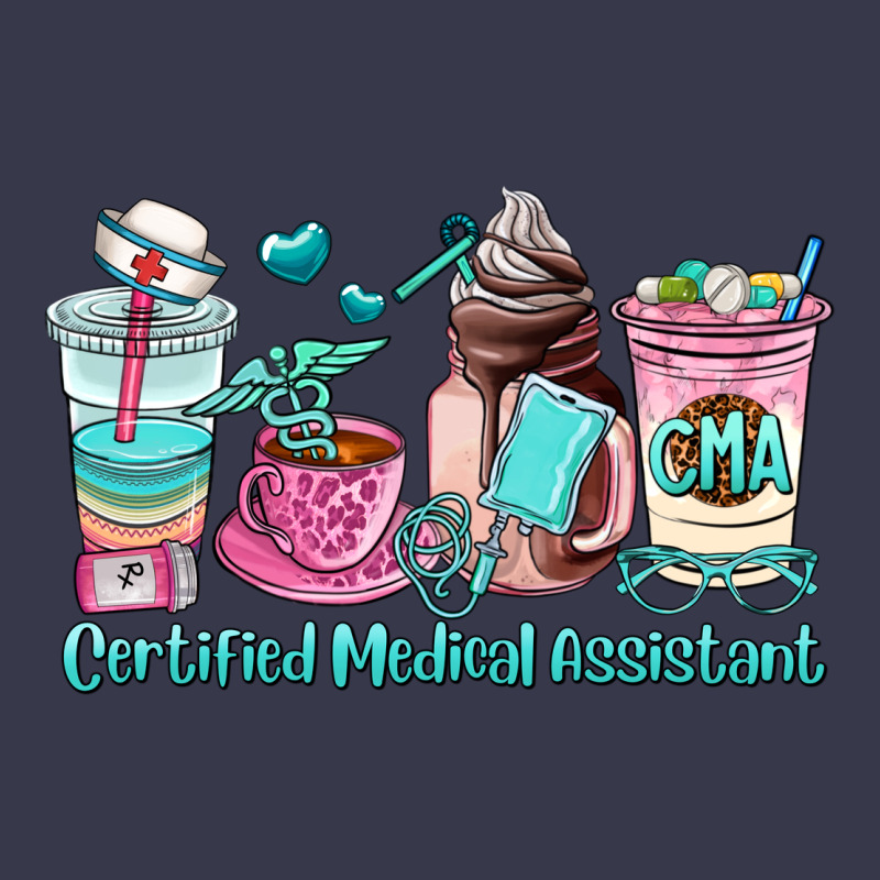 Certified Medical Assistant Coffee Cup Long Sleeve Tee by AdoDesignShop | Teevron