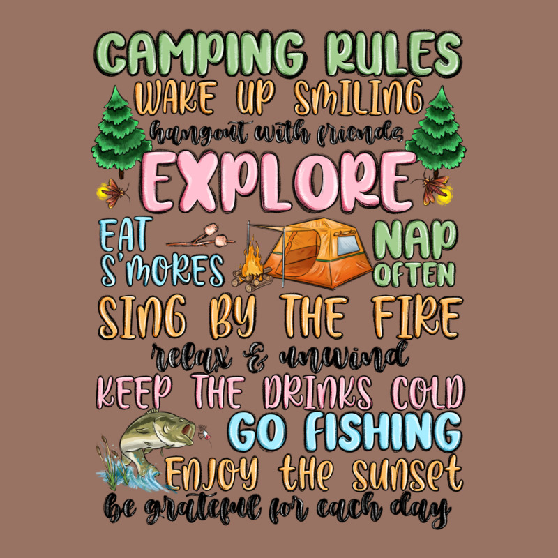 Camping Rules Premium Hoodie by MaliasSmallBusiness | Teevron