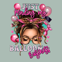 Just Minding My Balloon Business Messy Bun Classic Tee | Teevron