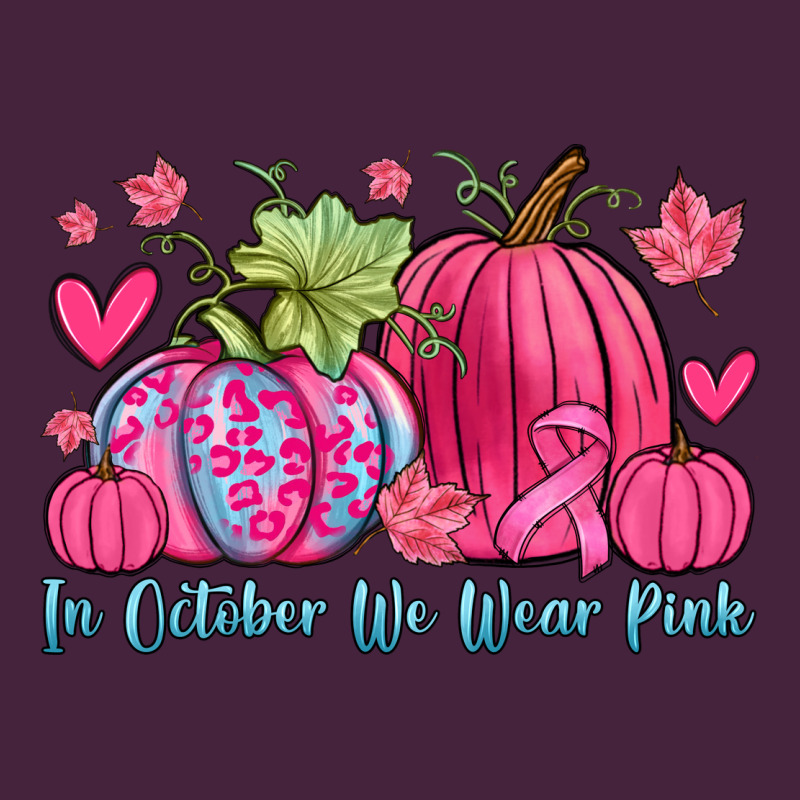 In October We Wear Pink Long Sleeve Tee by Zillion Design Studio | Teevron