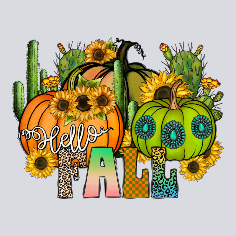 Hello Fall Zipper Hoodie by CowhideDigitalArt | Teevron