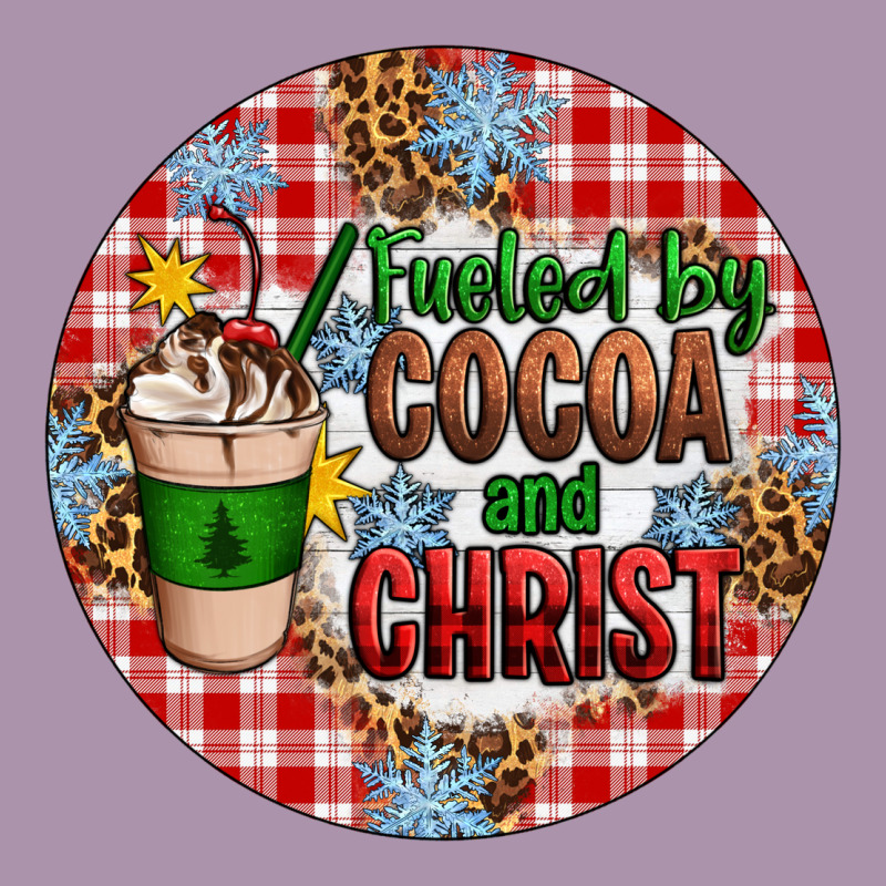 Christmas Fueled By Cocoa And Christ Ornament Heavyweight Hoodie by Artiststas | Teevron