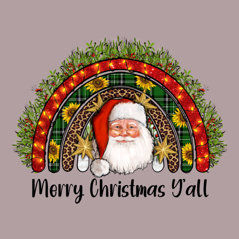 Merry Christmas Y'all Santa Rainbow Vintage Hoodie by AdoDesignShop | Teevron