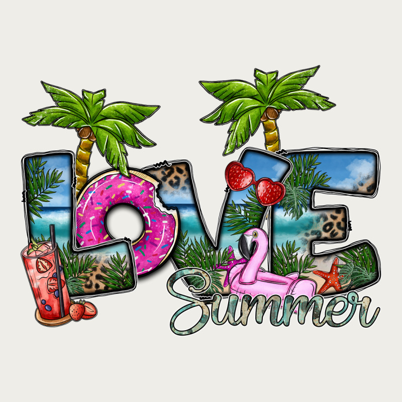 Love Summer Zipper Hoodie by SublimationCraftShop | Teevron
