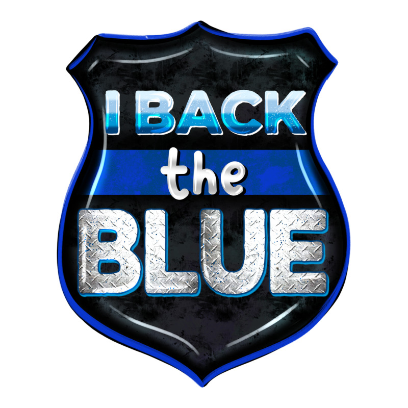 I Back The Blue 4th Of July Zipper Hoodie by CowGirlArtShop | Teevron