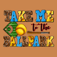 Take Me To The Ballpark Softball Heavyweight Hoodie | Teevron