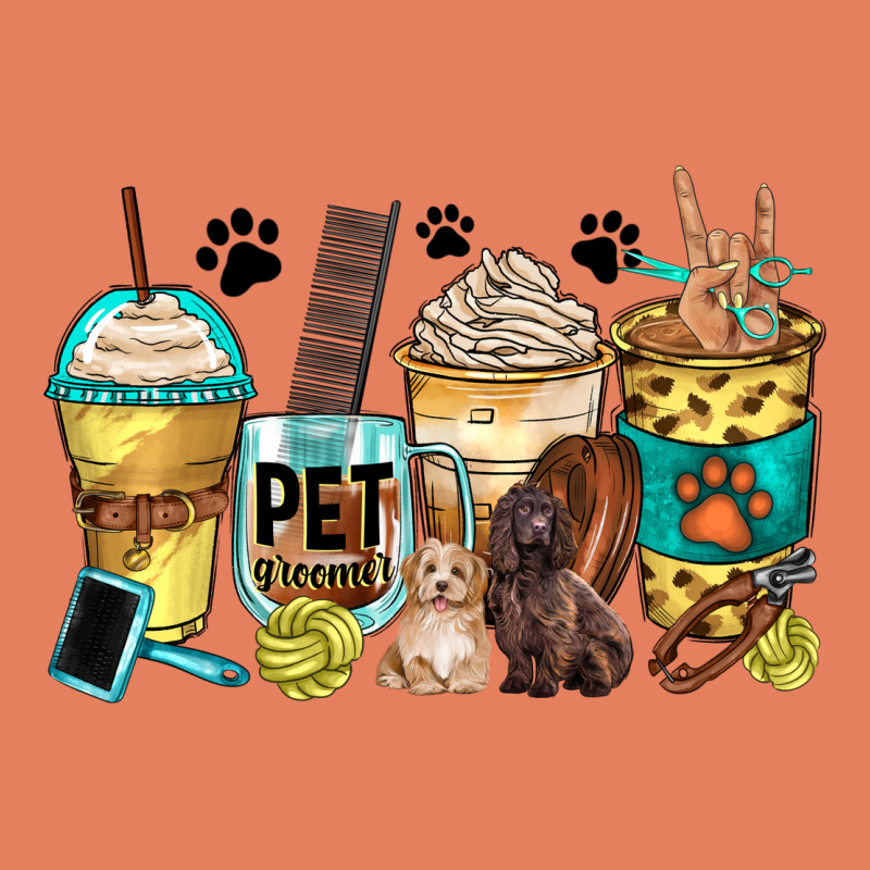 Pet Groomer Coffee Cups Classic Tee by Zillion Design Studio | Teevron