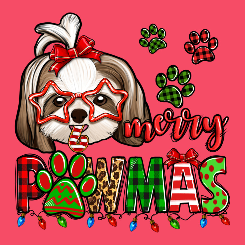 Merry Pawmas Christmas Shih Tzu Premium Sweatshirt by Jasminsmagicworld | Teevron