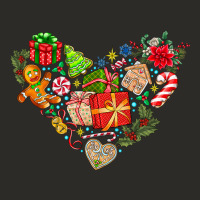 Merry Christmas Heart Heavy Core Tee | Teevron