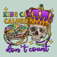 King Cake Calories Don't Count Skull Zipper Hoodie | Teevron