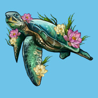 Sea Turtle With Lotus Premium Sweatshirt | Teevron