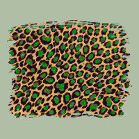 Leopard With Green Glitter Urban Heavy Tee | Teevron
