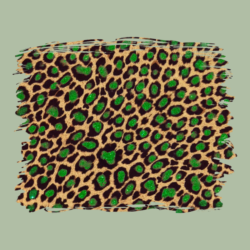 Leopard With Green Glitter Urban Heavy Tee by Artiststas | Teevron