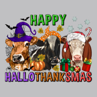 Happy Hallothanksmas With Cow Classic Tee | Teevron