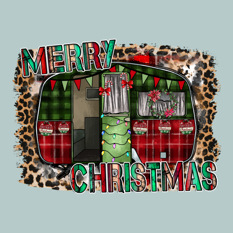Merry Christmas Caravan Heavy Core Tee by CowhideDigitalArt | Teevron