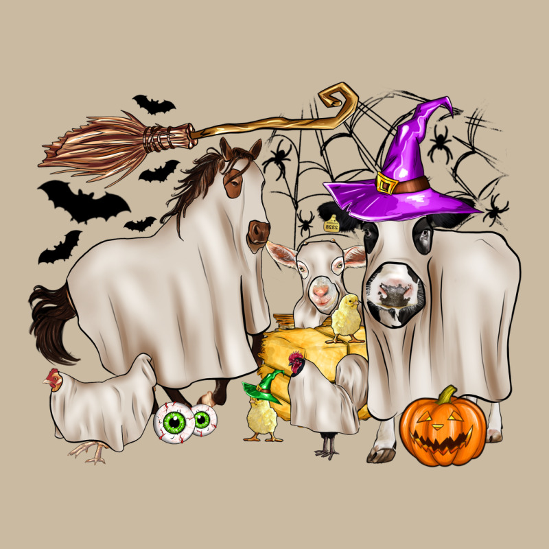 Halloween Farm Animals Long Sleeve Tee by Zillion Design Studio | Teevron