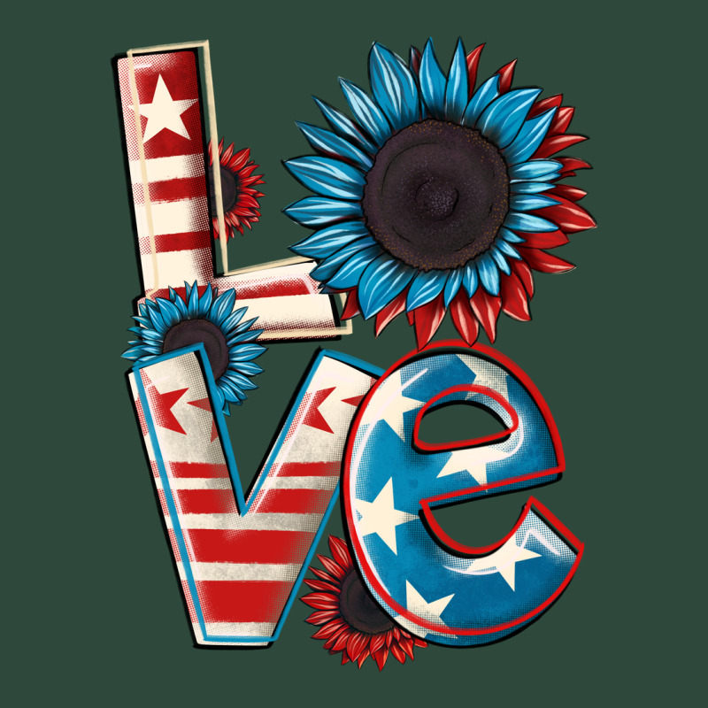 Love 4th Of July Zipper Hoodie by CowGirlArtShop | Teevron