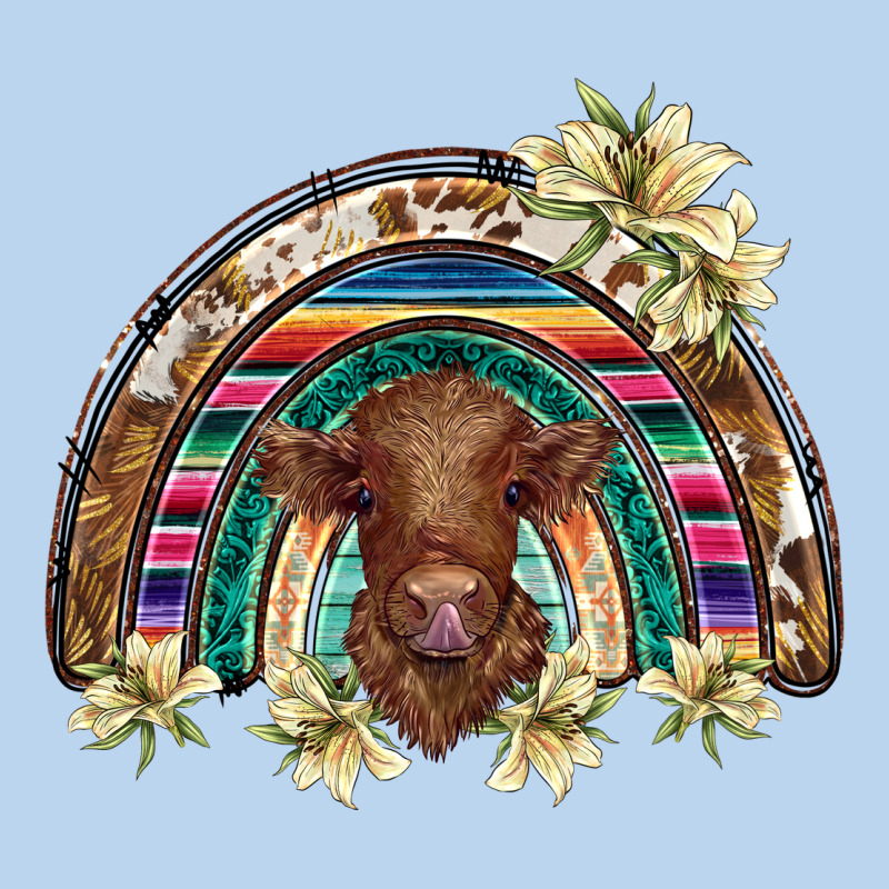 Scottish Calf Rainbow Classic Tee by BarkalooDesign | Teevron