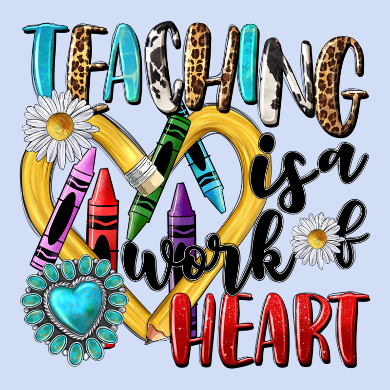 Teaching Is A Work Of Heart Urban Hoodie by NancyCooperArtShop | Teevron