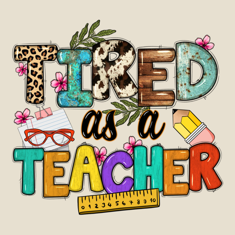 Tired As A Teacher Urban Hoodie by NancyCooperArtShop | Teevron