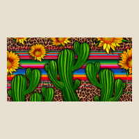 Sunflowers And Cactus License Plate Urban Heavy Tee | Teevron