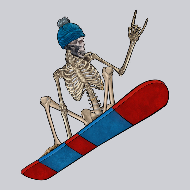 Skeleton Snowboard Classic Tee by FaDigitalArtStudio | Teevron