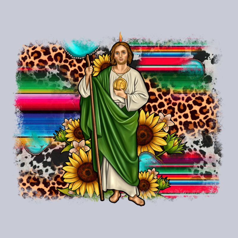 San Judas Leopard Cowhide Sunflower Background Heavyweight Hoodie by JahusDesignShop | Teevron